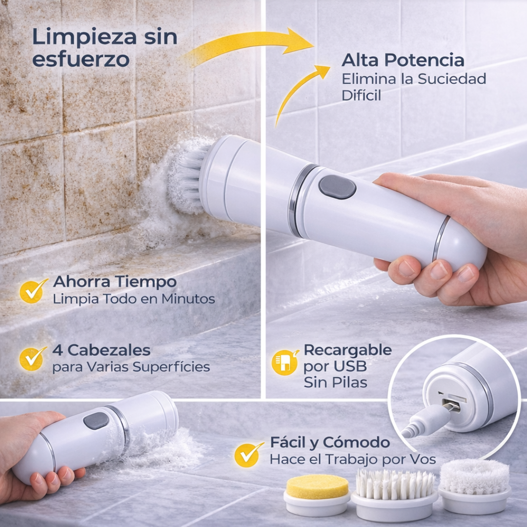 Cepillo el&eacute;ctrico multifuncional 5 en 1